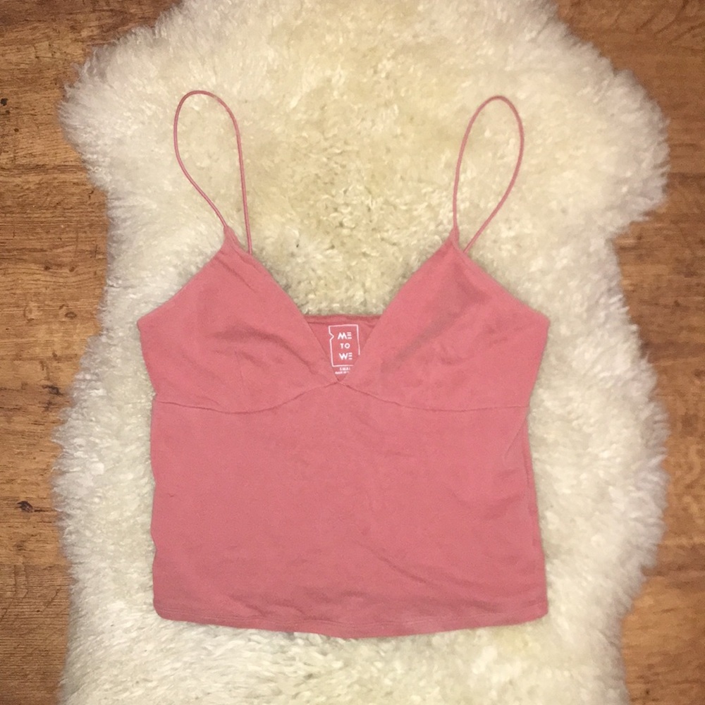 Me To We cropped tank